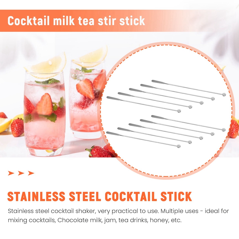 ●10pcs Swizzle Sticks Metal -  - огляд і ціна Wine & Beer Guayaquil