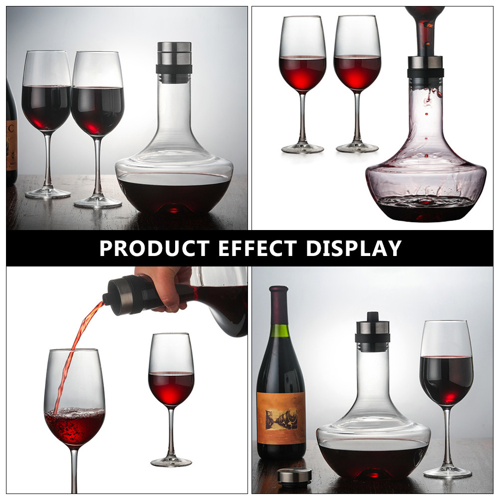 1Pcs Glass Wine Decanter 1000M - огляд і ціна Wine Aerator Pour